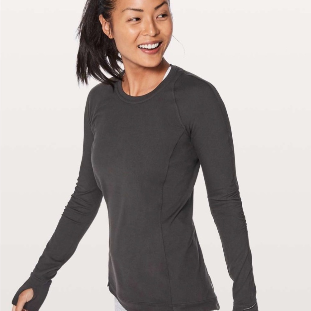 Lululemon Runderful Long Sleeve Black Size 6